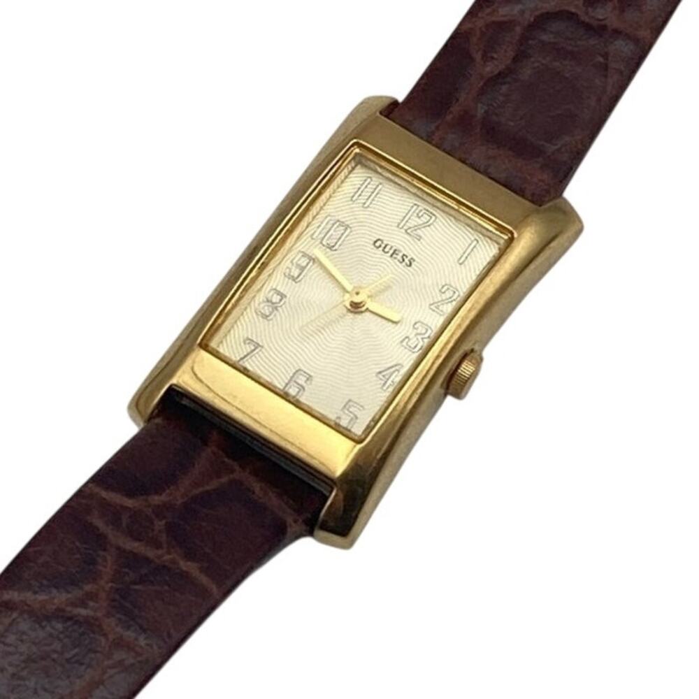 Guess Women's Tank Style Watch 18mm - New Battery Adjustable Band G50322L